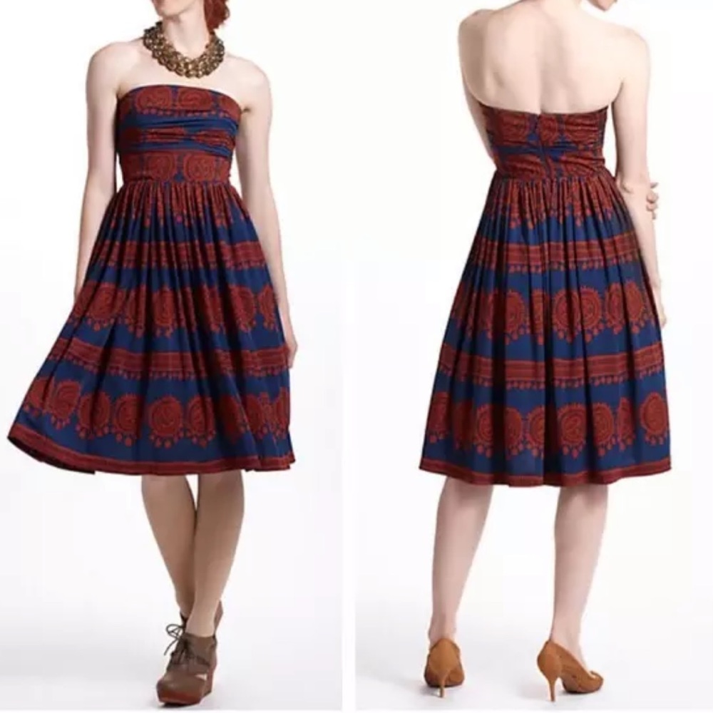 Anthropologie Girls From Savoy Strapless, NWT
